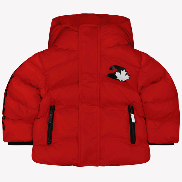 Dsquared2 Baby Jongens Winterjassen Rood