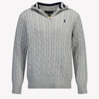 Ralph Lauren Kids Boys Sweater In Gray