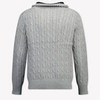 Ralph Lauren Kids Boys Sweater In Gray