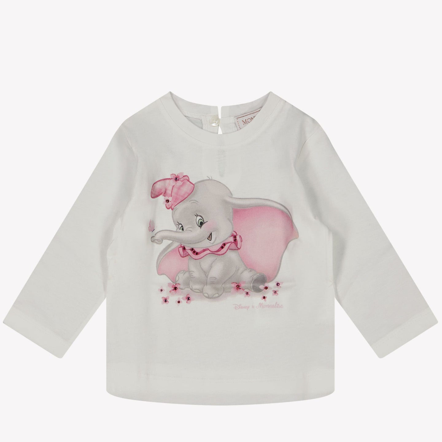 Monnalisa Baby Meisjes T-shirt Off White 3 mnd