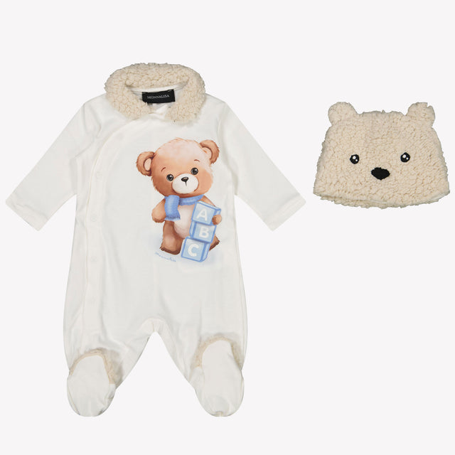 MonnaLisa Baby Jongens Boxpakje Off White