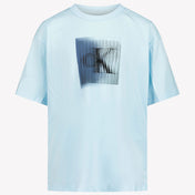 Calvin Klein Kinder Jongens T-Shirt In Turquoise