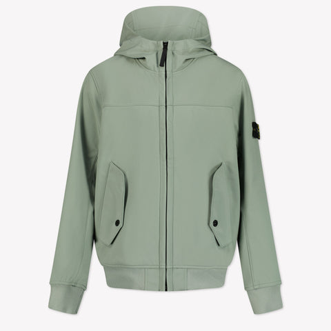 Stone Island Kinder Jongens Tussenjas In Licht Groen