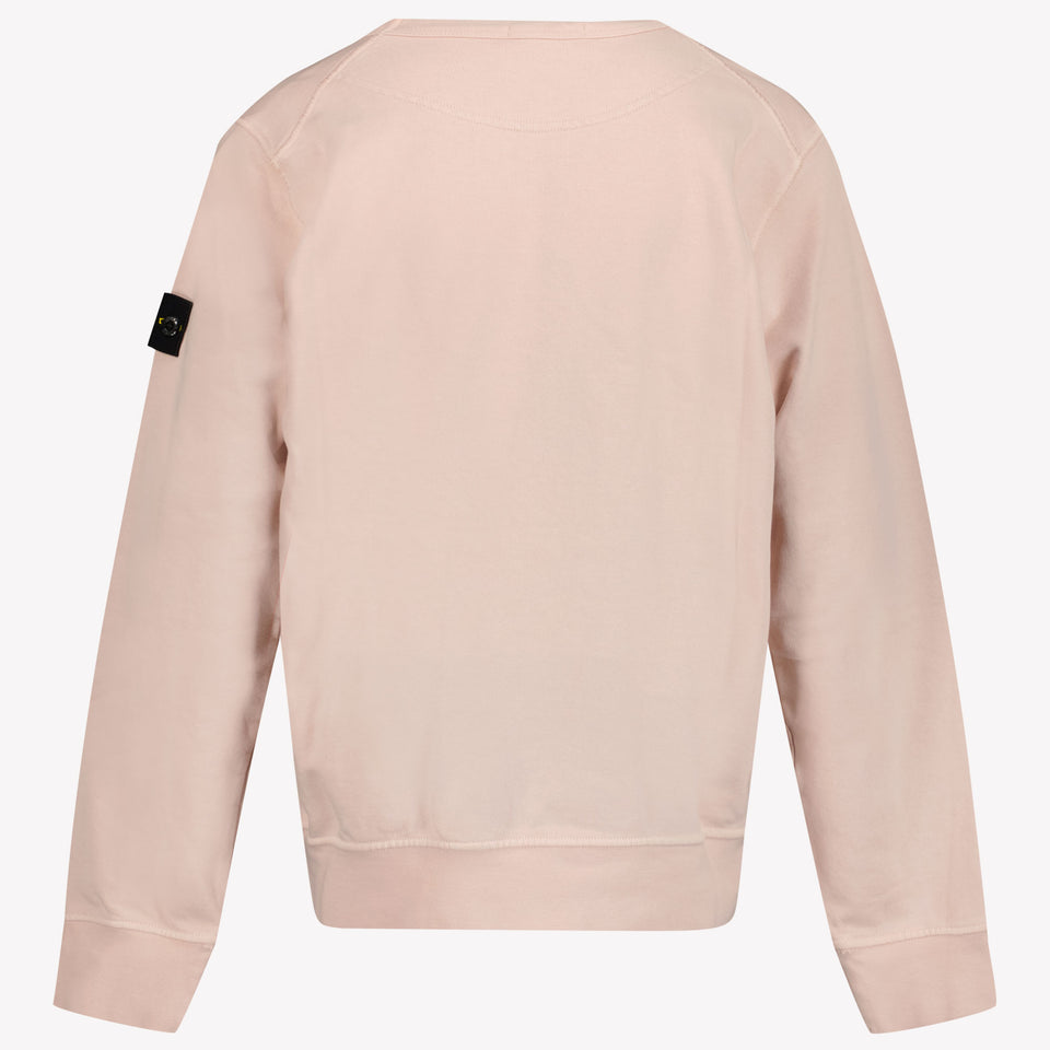 Stone Island Kids Boys Sweater in Light Pink