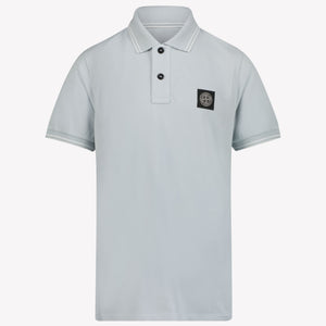 Stone Island Kids Boys Polo  Light Blue