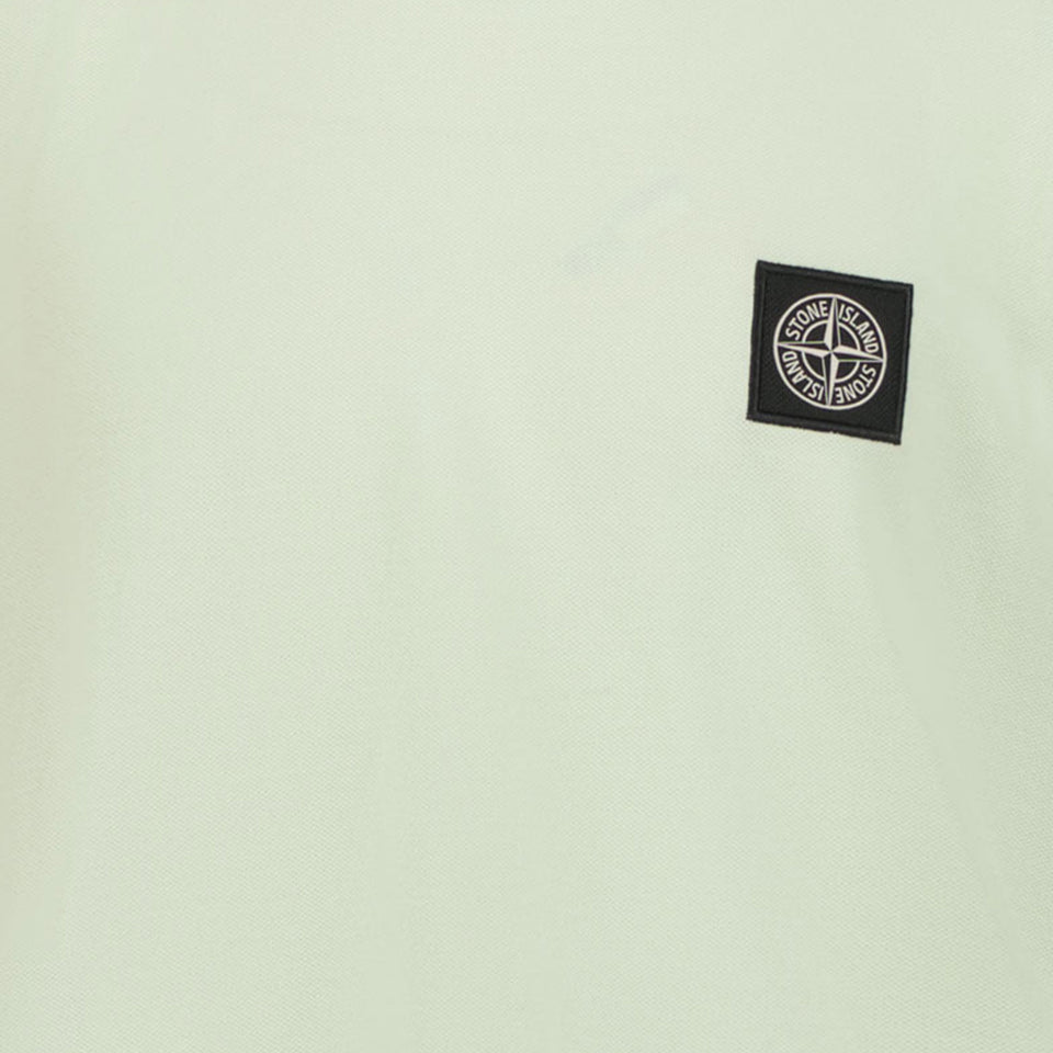 Stone Island Kinder Jongens T-Shirt In Lime