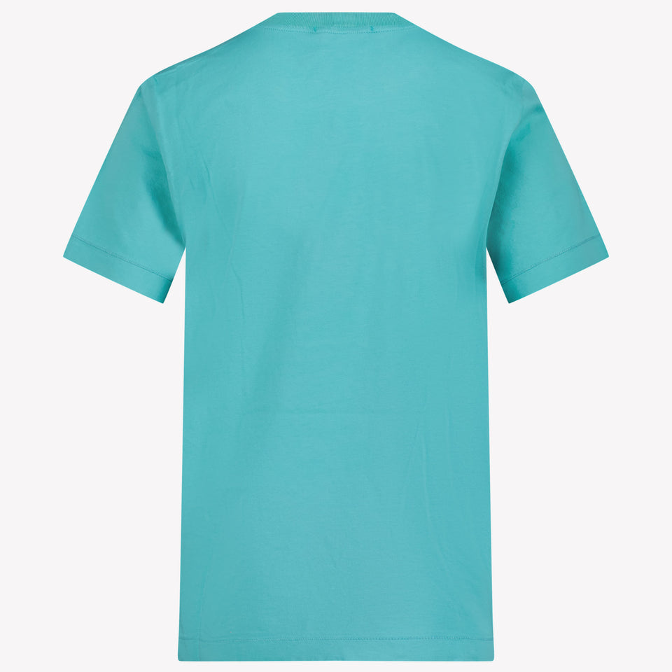 Stone Island Kinder Jongens T-Shirt In Turquoise