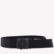 Stone Island Kids Boys Belt in Black