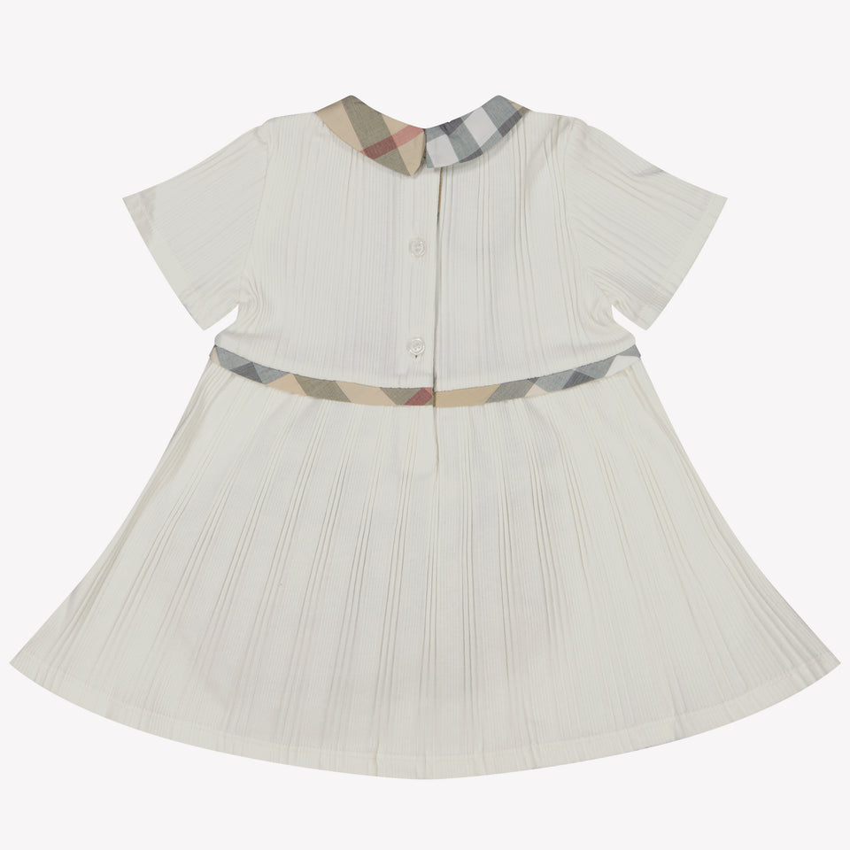 Burberry Orla Baby Girls Dress in White