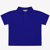 Burberry Johane Baby Boys Polo in Cobalt Blue