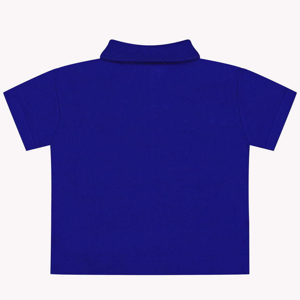 Burberry Johane Baby Boys Polo in Cobalt Blue