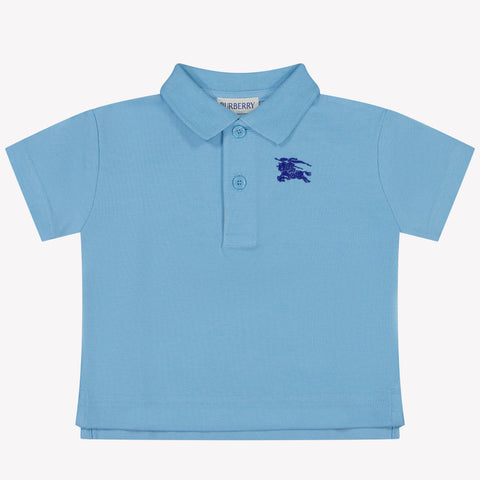 Burberry JOHANE Baby Jongens Polo In Licht Blauw