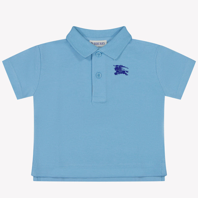 Burberry JOHANE Baby Jongens Polo In Licht Blauw