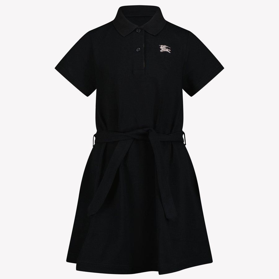 Burberry Astrid Polo Shirt Girls Dress in Black