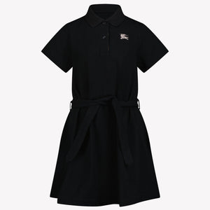 Burberry Astrid Polo Kids Girls Dress  Black
