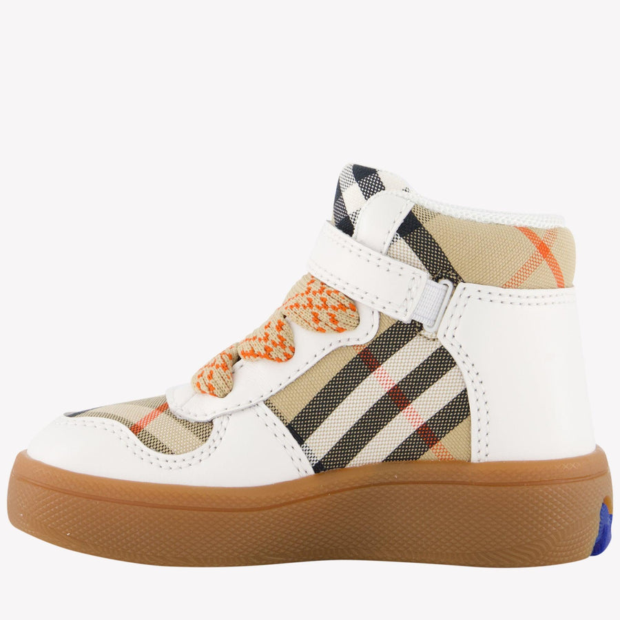 Burberry Sheldon Unisex Sneakers  Beige