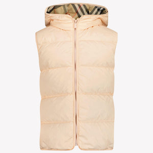Burberry Chrissy Kinder Meisjes Bodywarmer In Licht Roze