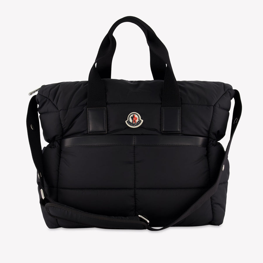 Moncler Baby Unisex Changing Bag in Black