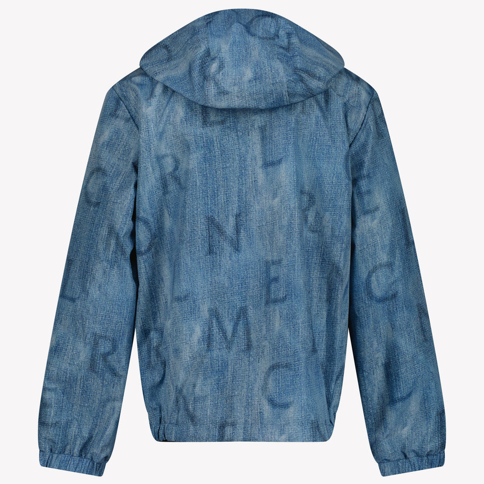 Moncler Seanle Kinder Jongens Zomerjas In Licht Blauw