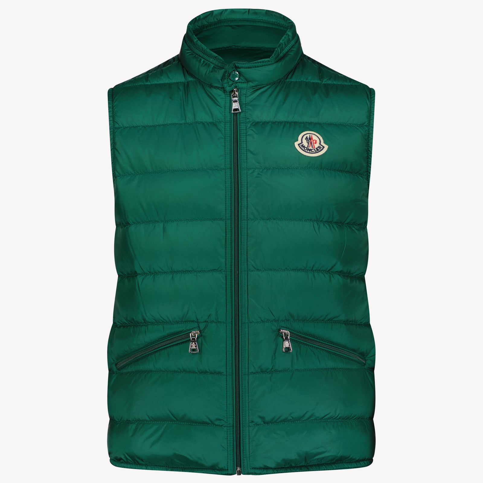 Moncler Gui Kids Boys Bodywarmer in Dark Green