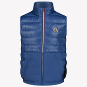 Moncler Apatou Kinder Jongens Bodywarmer In Blauw