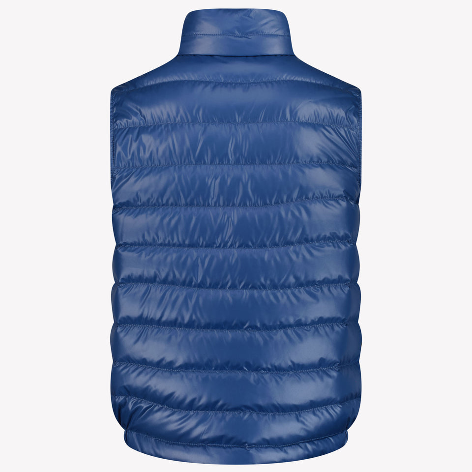 Moncler Apatou Kinder Jongens Bodywarmer In Blauw