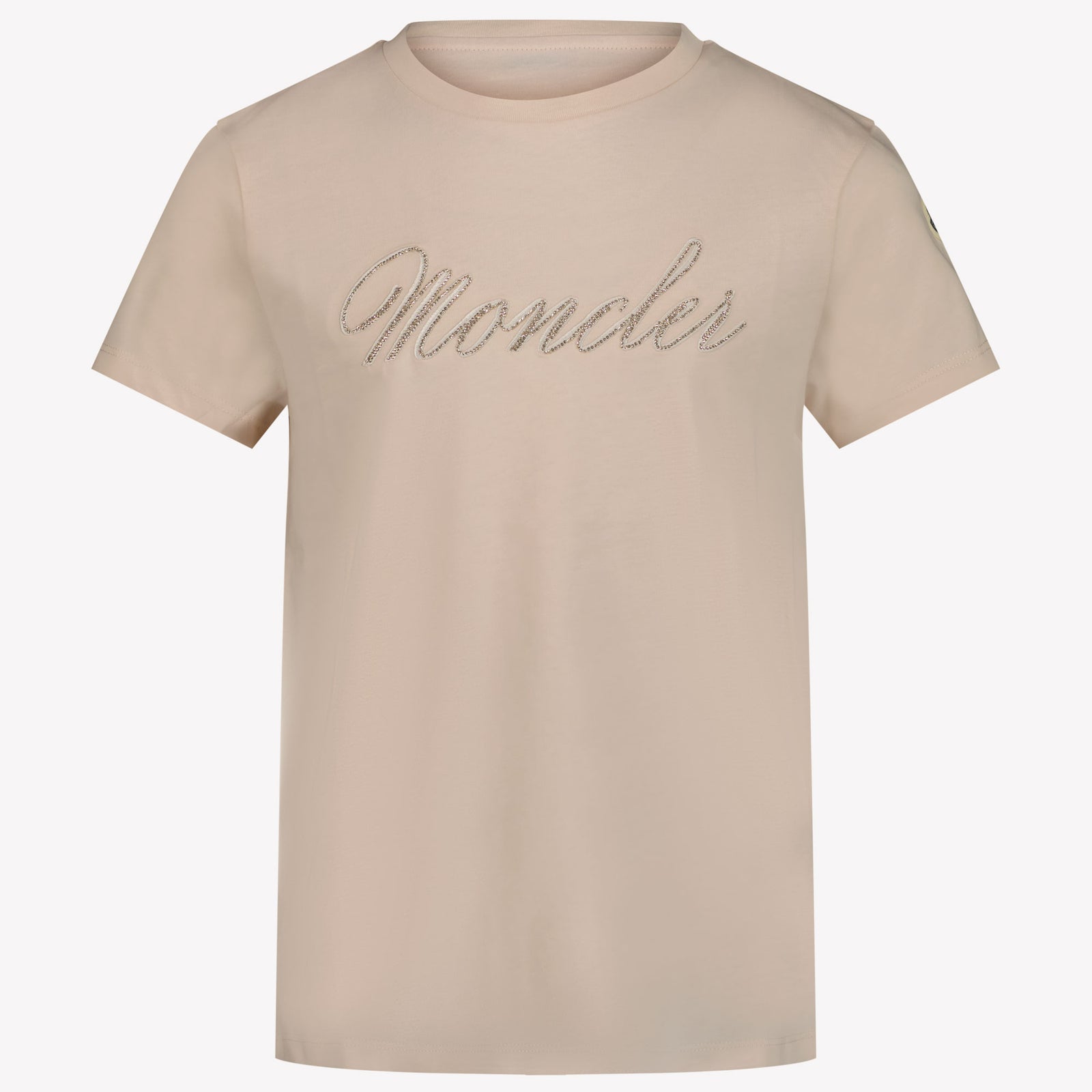 Moncler Kinder Meisjes T-Shirt In Licht Roze