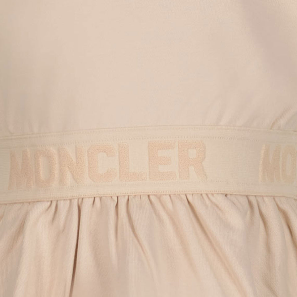 Moncler Kinder Meisjes Jurk In Licht Roze