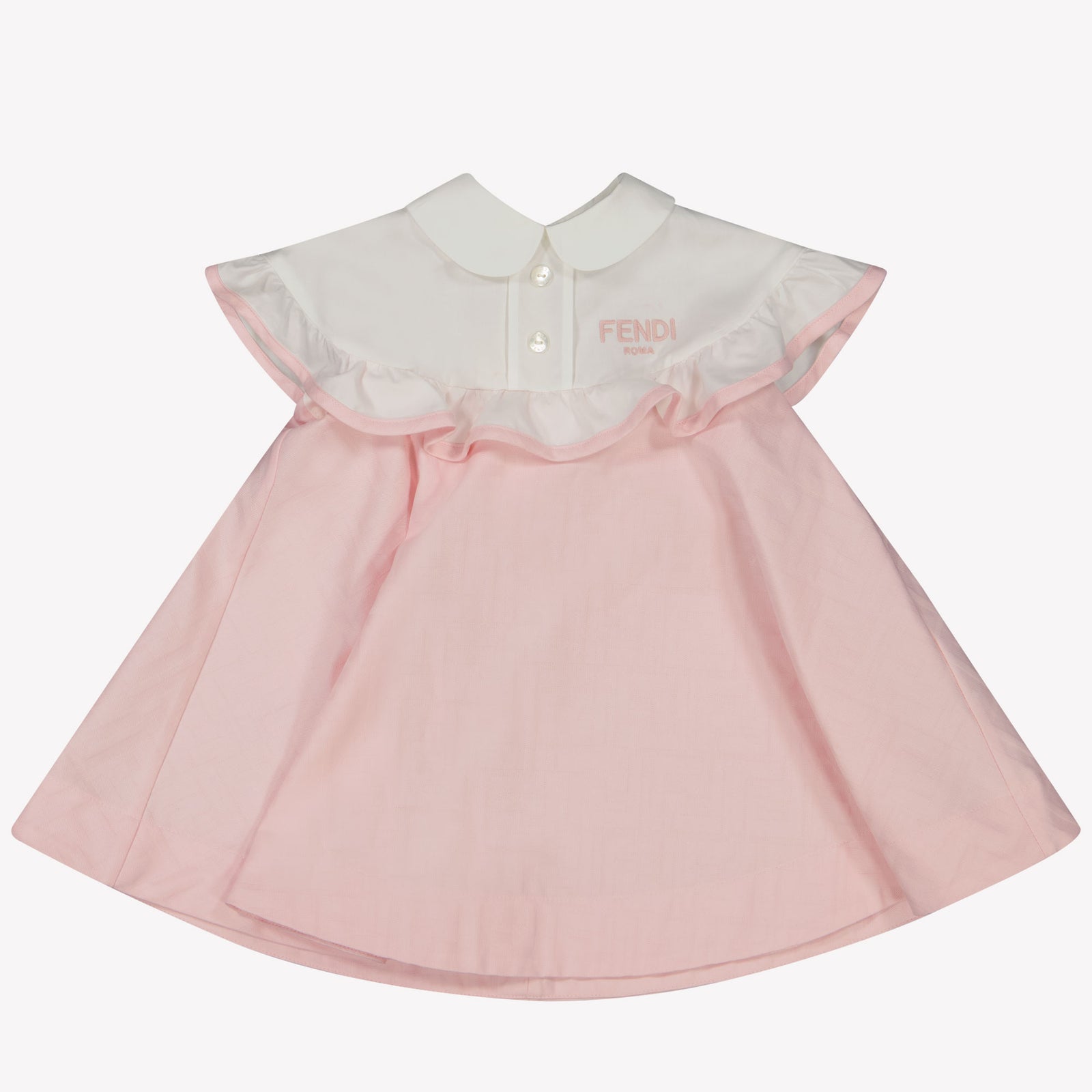 Fendi Baby Meisjes Jurk In Licht Roze