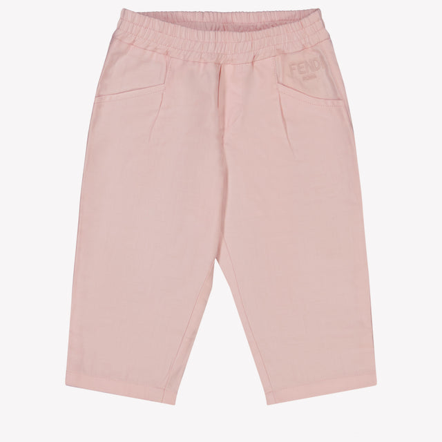 Fendi Baby Meisjes Broek In Licht Roze