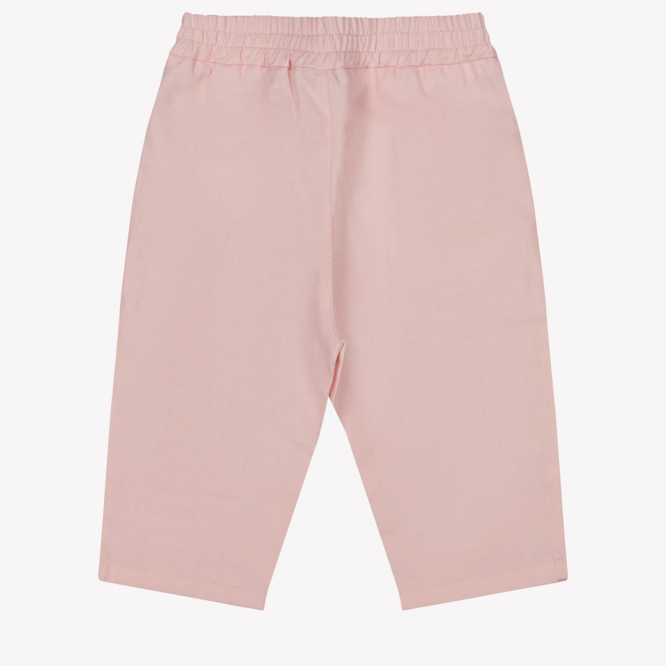 Fendi Baby Meisjes Broek In Licht Roze