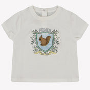 Fendi Baby Unisex T-Shirt In Wit