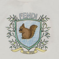 Fendi Baby Unisex T-Shirt  White