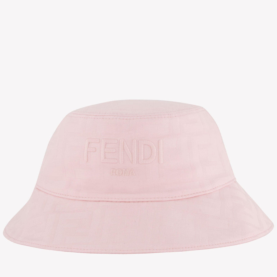 Fendi Kids Girls Hat  Light Pink