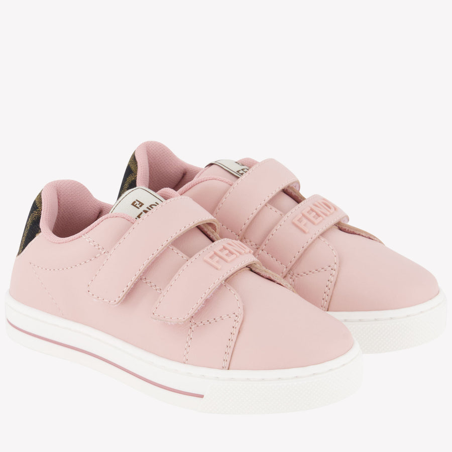 Fendi Girls Sneakers  Light Pink