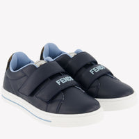 Fendi Unisex Sneakers  Navy