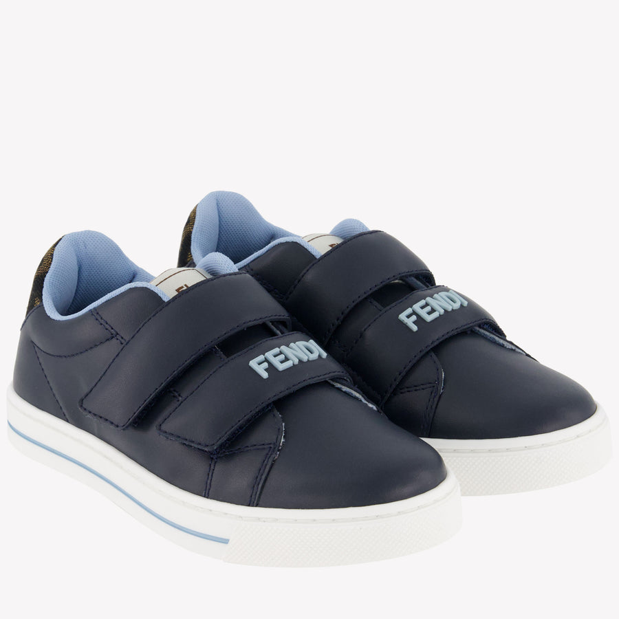 Fendi Unisex Sneakers  Navy