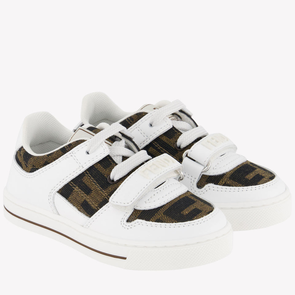 Fendi Unisex Sneakers In Wit