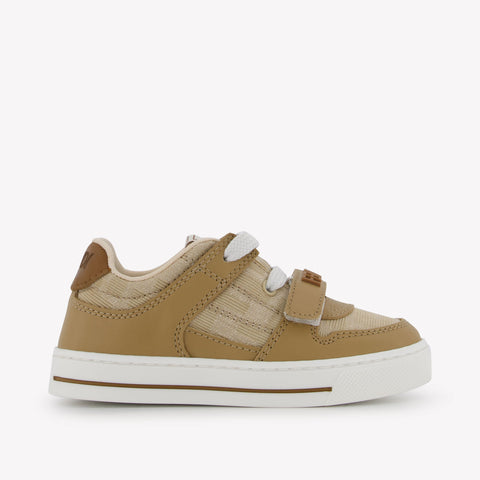 Fendi Unisex Sneakers  Beige
