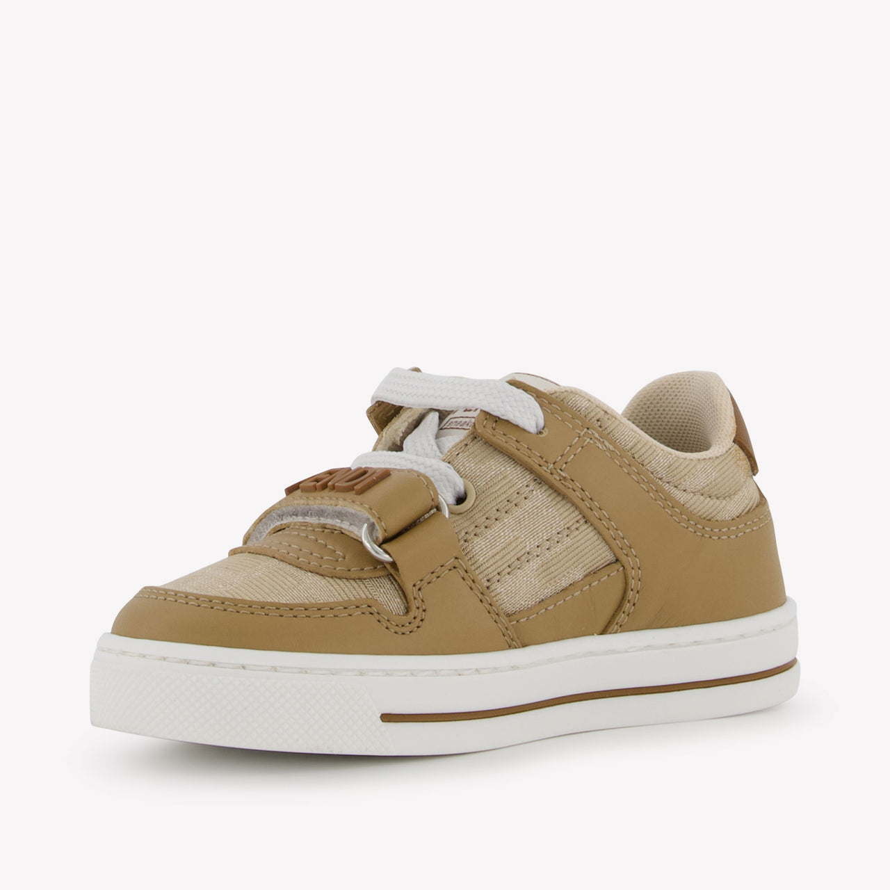 Fendi Unisex Sneakers In Beige