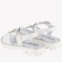 Monnalisa Girls Sandals  White