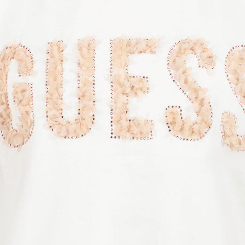 Guess Kids Girls in T-Shirt White