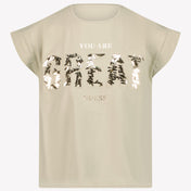 Guess Kids Girls in T-Shirt Olive Green