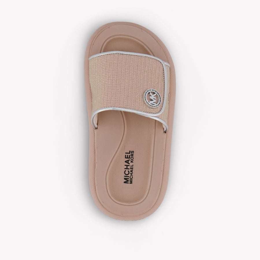 Michael Kors Raelynn Darby Meisjes Slippers In Licht Roze