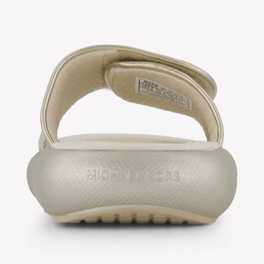 Michael Kors Raelynn Darby Girls Flipflops  Gold