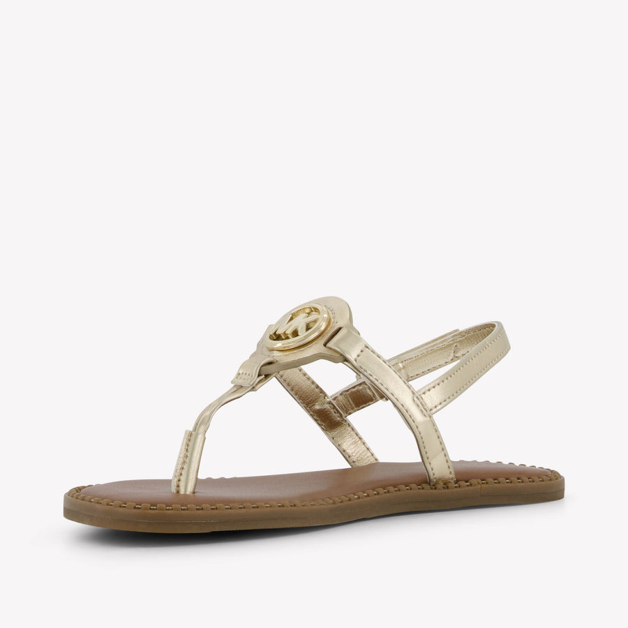 Michael Kors Jagger Riley Meisjes Sandalen In Goud