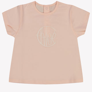 Chloe Baby Girls T-Shirt in Light Pink