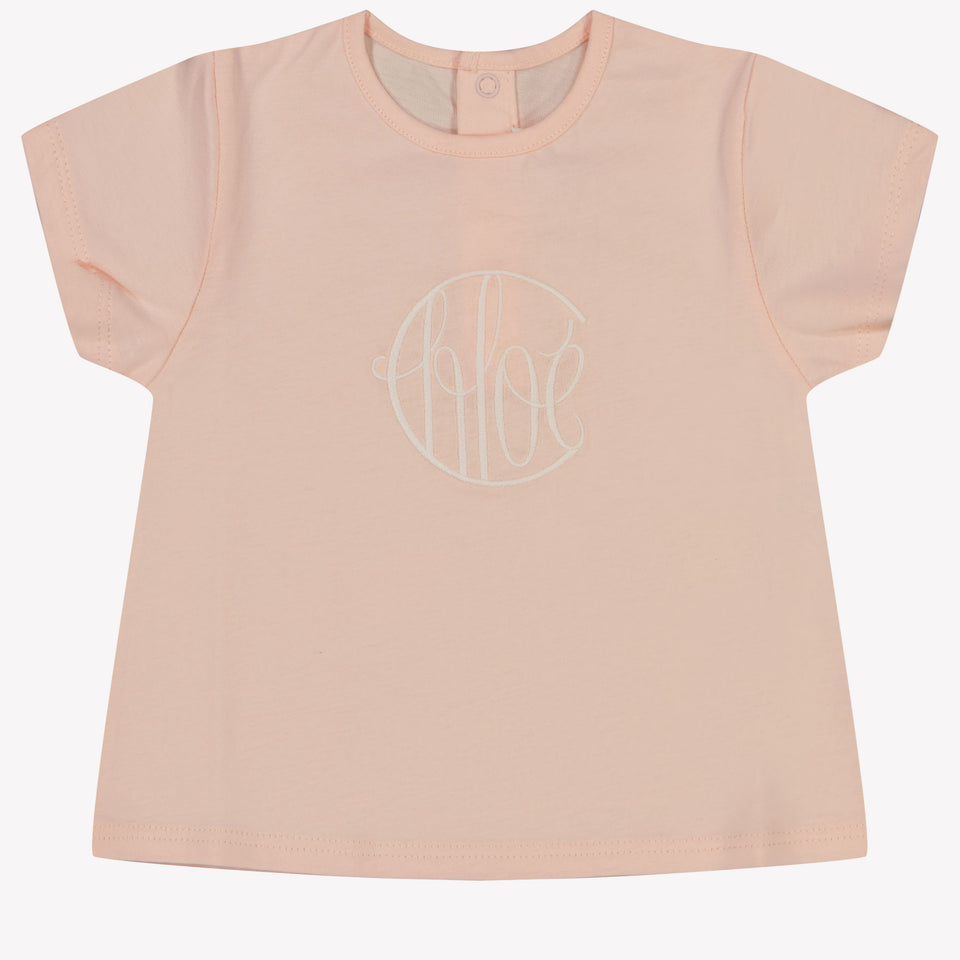 Chloe Baby Girls T-Shirt in Light Pink