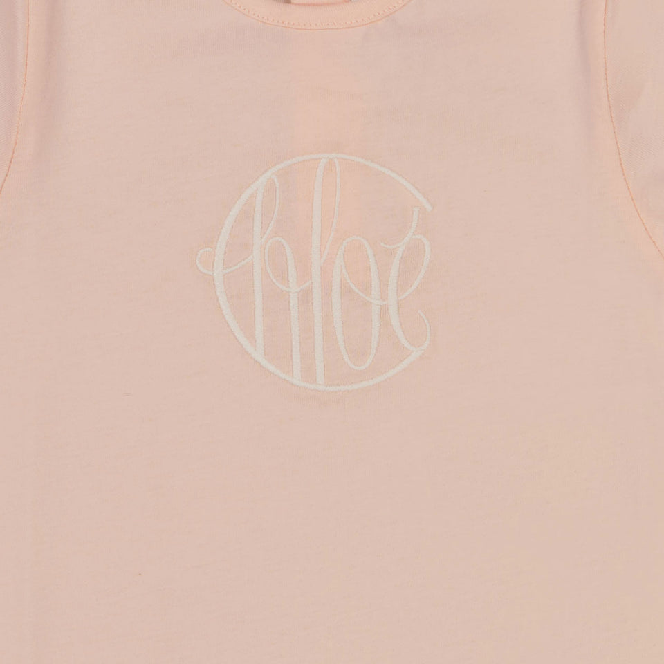 Chloe Baby Girls T-Shirt in Light Pink