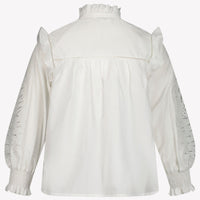 Chloe Kinder Meisjes Blouse In Wit